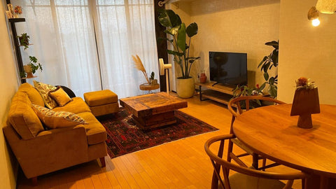 I wanted some color in the living room.
