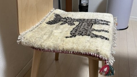 ギャッベを見てかわいいと思った