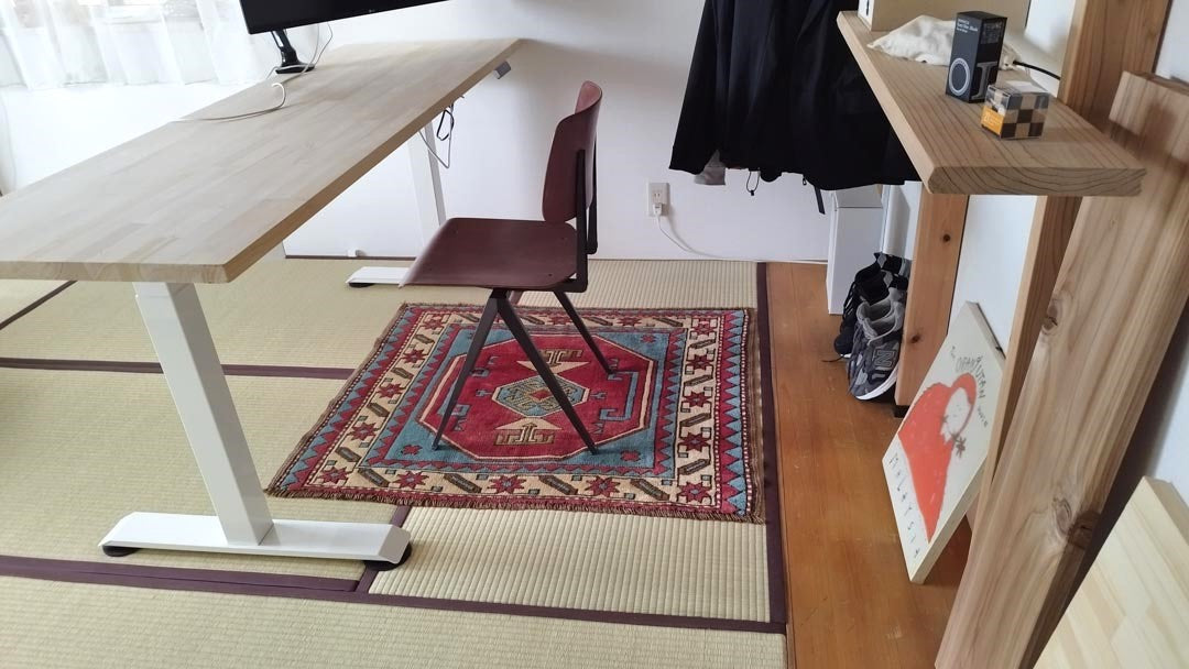 部屋に大きなアクセントが生まれました