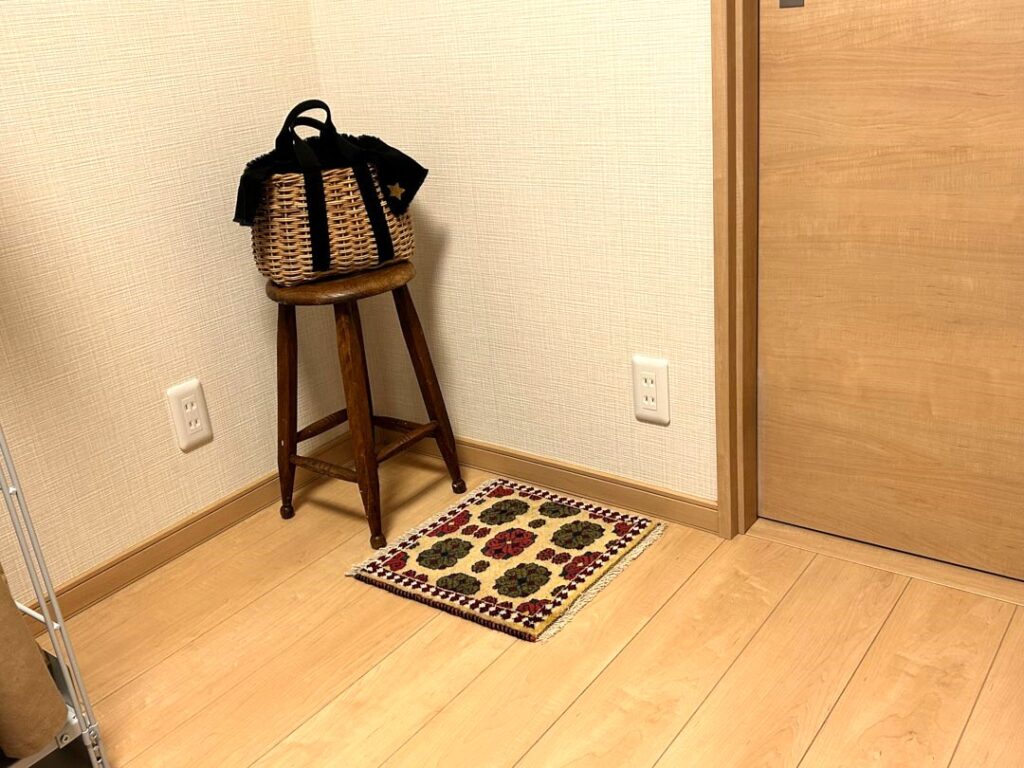 敷いただけで気持ちが上がり