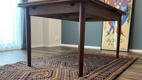 ラグの品のある佇まいが気に入っています