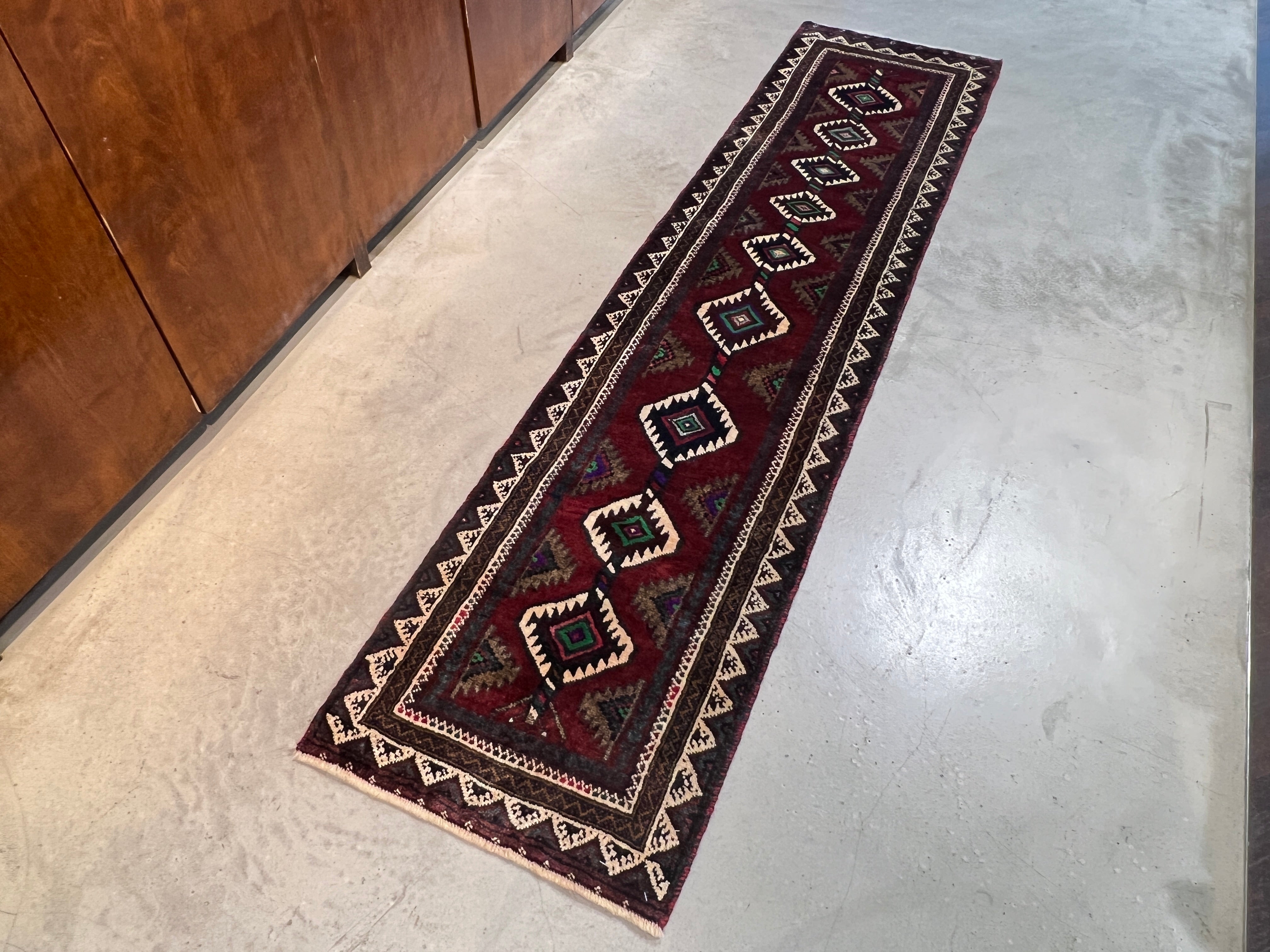 中目黒 Layout ヴィンテージ トライバル ラグ 133cm×120cm 中目黒 Layout ヴィンテージ トライバル ラグ 133cm×120cm